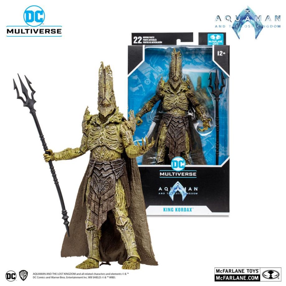 Aquaman et le Royaume perdu figurine DC Multiverse King Kordax 18 cm